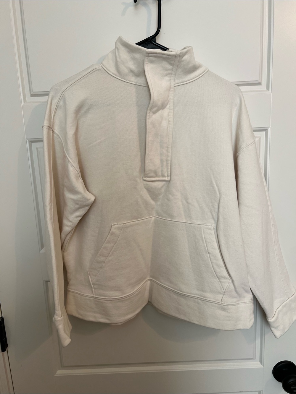 a new day Cream Half-Zip Pullover Sweater